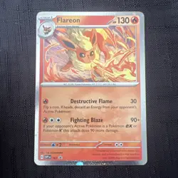Pokemon Prismatic Evolutions - Flareon - SVP 167 - Cosmos Holo Promo - M/NM - Image 1