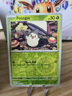 Foongus 010/159 Reverse Holo Pokemon TCG: Journey Together NM - Image 1