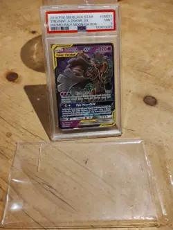 PSA 9 trevenant and dusknoir gx SM217 grade tag team promo Pokemon sun and moon - Image 4
