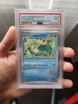 PSA 9 - Feraligatr SVP213 2024 Illustration Contest Promo - Pokemon - Image 1
