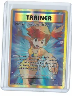 Pokemon TCG Evolutions Misty's Determination 108/108 Full Art Holo - Image 1