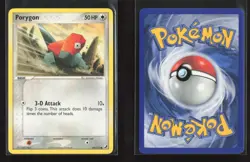 Porygon 69/115 Common Unseen Forces Pokemon NM - Image 1