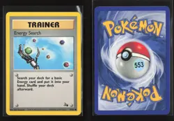 Energy Search 59/62 Common Fossil Pokemon LP - Image 1