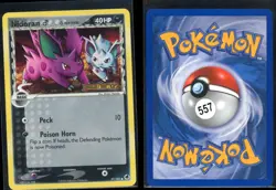 Nidoran M Reverse Holo 57/101 Common Dragon Frontiers Pokemon NM - Image 1