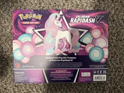 Galarian Rapidash V Box w/ Cosmic Eclipse & Evolving Skies Pokemon New & Sealed 820650808739 - Image 1