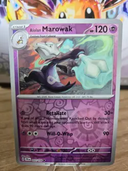 Alolan Marowak 057/159 - Reverse Holo - Journey Together - New & Mint - Pokemon - Image 1