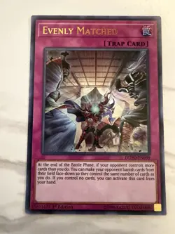 Yugioh: Evenly Matched - DUPO-EN099 - Ultra Rare - 1st Edition - LP - Image 1