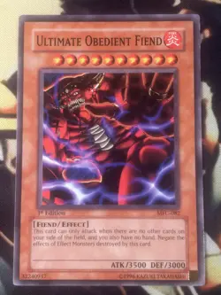 Yugioh: Ultimate Obedient Fiend - MFC-082 - Common - 1st Edition - LP - Image 1