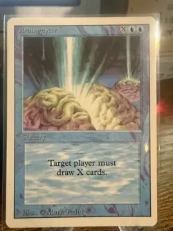 Magic the Gathering MTG Revised Edition Braingeyser 743 - Image 1