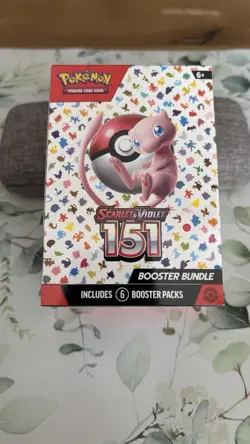 Scarlet & Violet 151 Booster Bundle Pokemon TCG 6 Booster Packs NEU/OVP Englisch - Image 1