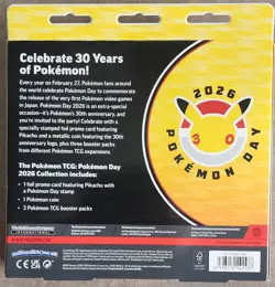 Pokemon TCG: Pokemon Day 2026 Collection Box New Factory Sealed - Image 2