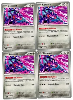 4x Pokemon TCG Genesect 040/064 Sv: Shrouded Fable Regular Playset - Image 1