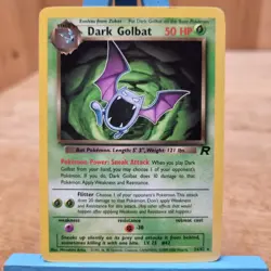 Pokemon TCG Dark Golbat 24/82 Team Rocket Unlimited Regular Rare WOTC - Image 1