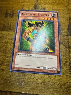 Amazoness Fighter GLD3-EN005 Limited Edition Common LP + BONUS - Image 1
