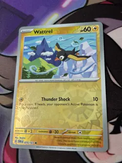 Wattrel - 075/167- Reverse Holo - Twilight Masquerade - NM/M Pokemon Card - Image 1