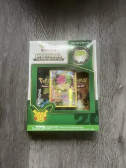 Pokemon 2016 20th Anniversary XY Generations Shaymin Mythical Pin Collection Box - Image 1