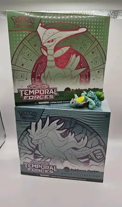 Pokemon Center Temporal Forces Elite Trainer Box ETB WALKING WAKE + IRON LEAVES - Image 1
