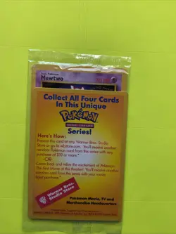 Pokemon The First Movie Mewtwo Black Star Promo WOTC Sealed - Image 1