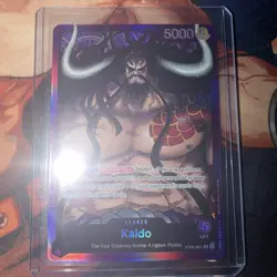 One Piece Card Game Promo Kaido ST04-001 Premium Collection Card Leader - Image 1