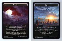 Day/Night 21/21 MTG Innistrad Crimson Vow Token 2021 TCG Card - Image 1