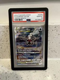 2023 POKEMON CARD TCG SWSH CROWN ZENITH #GG50/GG70 DARKRAI VSTAR PSA 10 GEM MINT - Image 1