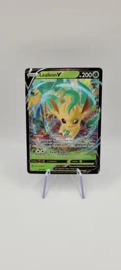 Pokemon TCG: Leafeon V 007/203 Evolving Skies-Ultra Rare Full Art Card NM - Image 1