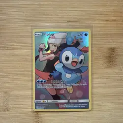 Pokemon TCG Piplup Holo Secret Rare Card Cosmic Eclipse 239/236 GMT Fresh Pull - Image 1