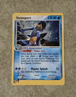 [ LP ] Swampert 13/109 EX Ruby & Sapphire Holo Rare Pokemon Card 2003 - Image 1