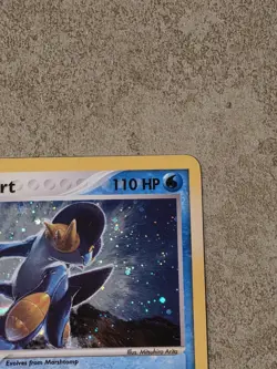 [ LP ] Swampert 13/109 EX Ruby & Sapphire Holo Rare Pokemon Card 2003 - Image 2