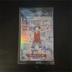 Bandai Namco One Piece CCG Monkey D. Luffy US Voyage Promo Holo Card #4 - Image 1