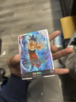Dragon Ball Super Card Game Son Goku FB04-129 SCR Foil Battle Card English - Image 1