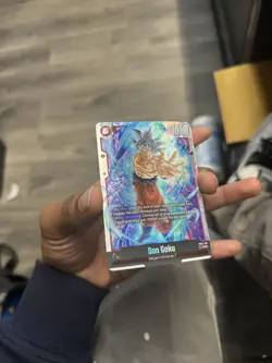 Dragon Ball Super Card Game Son Goku FB04-129 SCR Foil Battle Card English - Image 3