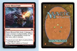 Flame-Blessed Bolt #158/277 MTG Innistrad Crimson Vow Common 2021 TCG Card - Image 1