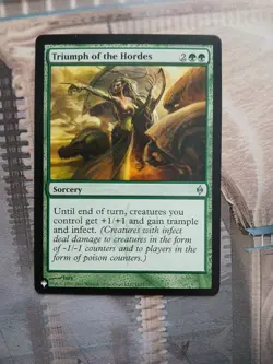 Magic The Gathering Triumph of the Hordes The List Reprints Rare LP - Image 1