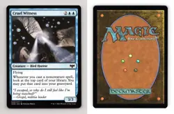 Cruel Witness #55/277 MTG Innistrad Crimson Vow Common 2021 TCG Card - Image 1