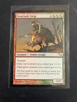 Mtg X1 Boartusk Liege Shadowmoor Magic The Gathering - Image 1