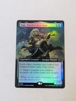 Tam, Mindful First-Year (Extended Art) Lorwyn Eclipsed Foil - Image 1