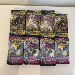 35x Pokemon Evolving Skies Booster Packs and 35x Fusion Strike Booster Packs✅ - Image 1