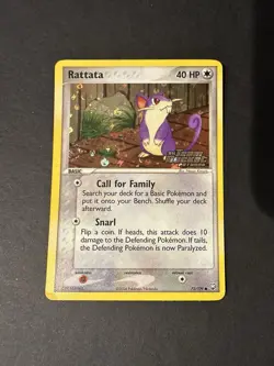 Rattata - 72/109 - Pokemon Ex Team Rocket Returns Reverse Holo Rare NM - Image 1