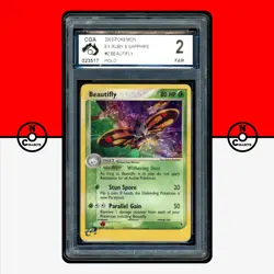 Pokemon CGA 2 Beautifly Holo 2/109 EX Ruby & Sapphire - Image 1