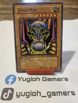 Yu-Gi-Oh Judge Man DPKB 1st Edition Common Light Played - Image 1