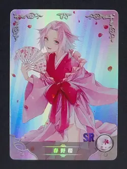Sakura Haruno Goddess Story Waifu Anime Trading Card SR - Image 1