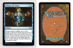 Witness The Future #90/277 MTG Innistrad Crimson Vow Uncommon 2021 TCG Card - Image 1