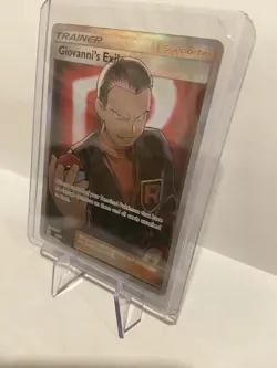 Giovanni's Exile 67/68 Pokemon TCG Hidden Fates Sun & Moon Full Art Rare Card NM - Image 3