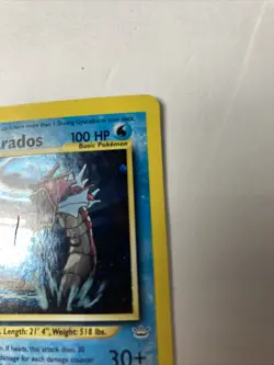 Pokemon TCG Shining Gyarados Holo Neo Revelation Card 65/64 Secret Rare READ - Image 4