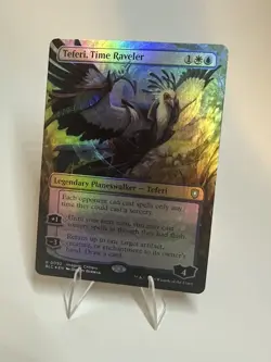 MTG Teferi, Time Raveler Borderless NM (FOIL) Bloomburrow - Image 1