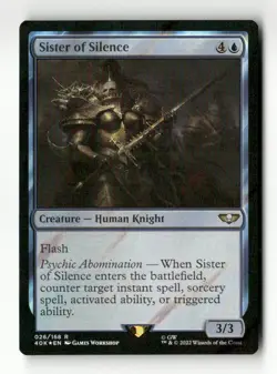 Sister of Silence (Surge Foil) Universes Beyond: Warhammer 40,000 #26 Rare - Image 1