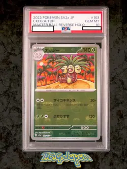 PSA 10 Exeggutor 103/165 Master Ball Reverse Holo 151 Pokemon Card Japanese M39 - Image 1
