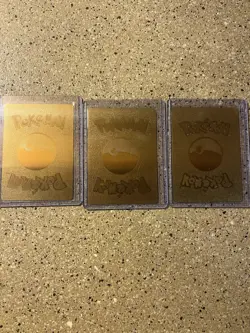 Pokemon Textured Gold Foil, Fan Art (lot Of 3)￼ - Image 5