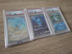 Pokemon Blastoise Squirtle Japanese Thai PSA 9 / PSA 8 25th Cards Karten - Image 1
